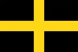 Drapeau du pays de Galles (drapeau de saint David).
