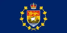 Drapeau du lieutenant-Gouverneur du Nouveau-Brunswick.