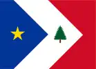 Drapeau des Acadiens de Nouvelle-Angleterre.