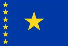Drapeau de la république du Congo-Léopoldville