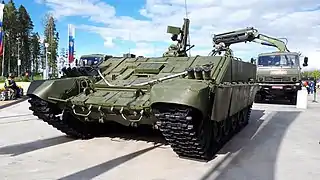 BMO-T à l'exposition "Armée-2021 (ru)"