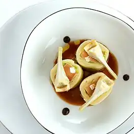 Foie gras chez Éric Pras.