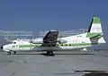 Fokker F-27-600 Friendship F-BYAB à Paris-Roissy en 1988