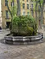 Fontaine moussue d'Aix-en-Provence.