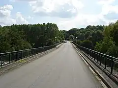 La route départementale 43 en 2011.