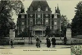 Façade sud, au tournant du XXe&nbsp;siècle.