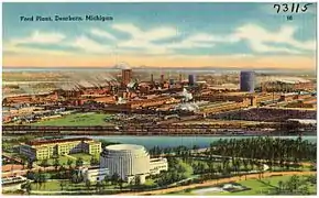 Site industriel Ford historique de Dearborn, vers 1930-1945