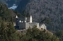 Blockhouse at Predil looking east from the pass