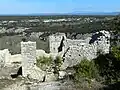 Ruines (maison du gouverneur du fort) et vue panoramique
