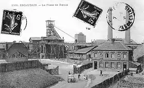 La fosse de Rœulx vers 1900.