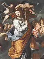 Giovanni Battista Salvi, Gloire d'une sainte.