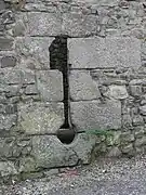 Archère-canonnière du mur nord.