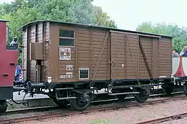 Le fourgon Ouest-Etat M 934067 à Mornac/Seudre.