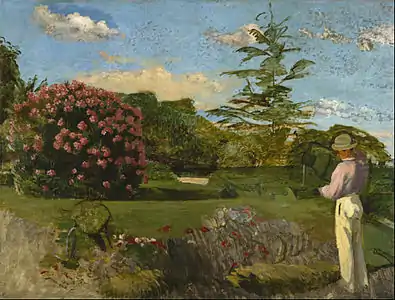 Le Petit Jardinier (vers (1866-1867), huile sur toile (168,9&nbsp;×&nbsp;128&nbsp;cm), musée des beaux-arts de Houston.