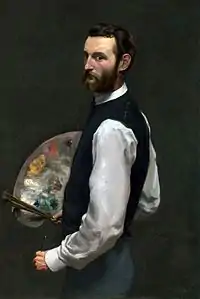 Autoportrait (1865-1866), huile sur toile (109&nbsp;×&nbsp;72&nbsp;cm), Chicago, Institut d'art de Chicago.