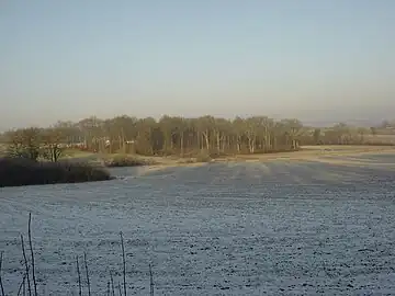 Le lieu-dit la Noue à Frédille en 2003.