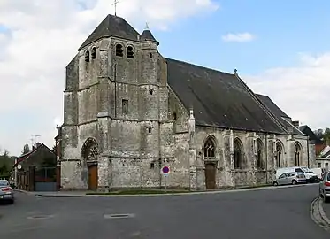 L'église Saint-Hilaire.