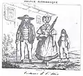 Costumes de l'Allier du XIXe&nbsp;siècle.