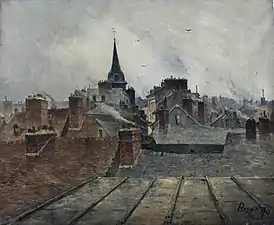 Les toits de Rouen (1890), Musée d'art et d'histoire de la ville de Meudon