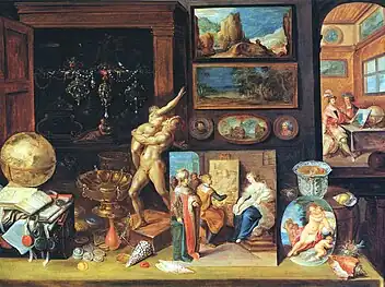Cabinet d'un collectionneur (1625),Kunsthistorisches Museum.