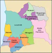 Mapa do Concelho da Lourinhã
