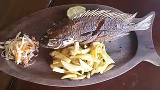 Tilapia et frites