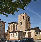 Abside et clocher de l'église.