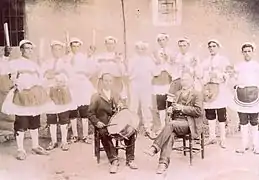 Musiciens et danseurs.Fondation Joaquín Díaz.