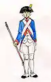 Fusilier de la garde nationale, 1790-1791.