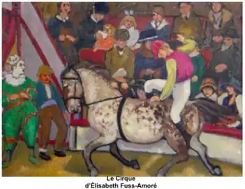 "Le cirque" (1919)Élisabeth Fuss-Amoré