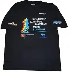 Maillot d'assistance au Marathon de Gutenberg 2011