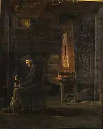 Batteur de beurre à Pont-Aven, 1885, musée des Beaux-Arts de Chambéry.