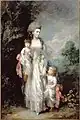 Miss Elizabeth Moody et ses fils Samuel et Thomas (vers 1779), par Thomas Gainsborough.