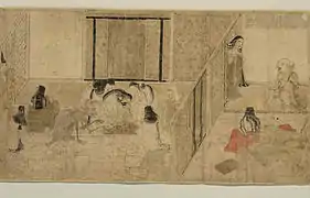 Rouleau des êtres affamés, XIIe siècle, musée national de Tokyo.