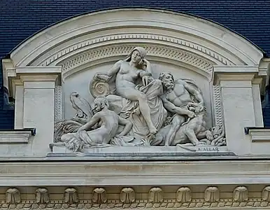 La Paléontologie (1898), Paris, galerie de Paléontologie et d'Anatomie comparée.