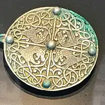 Broche du Galloway Hoard, IXe&nbsp;siècle.