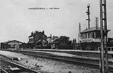 La gare vers 1900