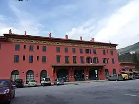 Breil-sur-Roya La façade du B.V. côté cour