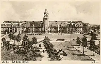 Gare de La Rochelle-Ville au début du XXe&nbsp;siècle