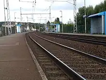 Vue générale de la gare.