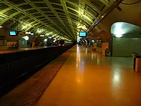 Vue d'ensemble de la gare.