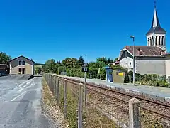 Voie et quai en direction de Périgueux.