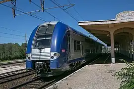 Une rame Z 24500, en direction d'Avignon.Rame Corail Réversible sur la relation Lyon Part-Dieu - Marseille Saint-Charles