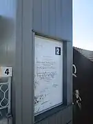 Plan de 1899 décorant les ascenseurs.