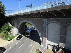 Quais de la gare et bus de la STIB
