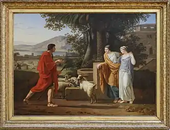 Jacob venant trouver les filles de LabanLouis Gauffier