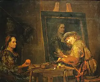 Arent de Gelder, Autoportrait en Zeuxis (1685, musée Städel, Francfort-sur-le-Main).