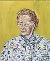 Gertrude Elion, huile, 1990.