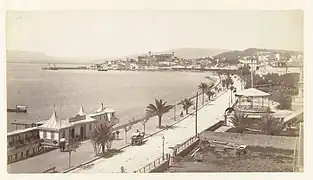La Croisette en 1870.
