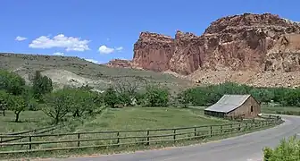Gifford Ranch à Capitol Reef (Utah).